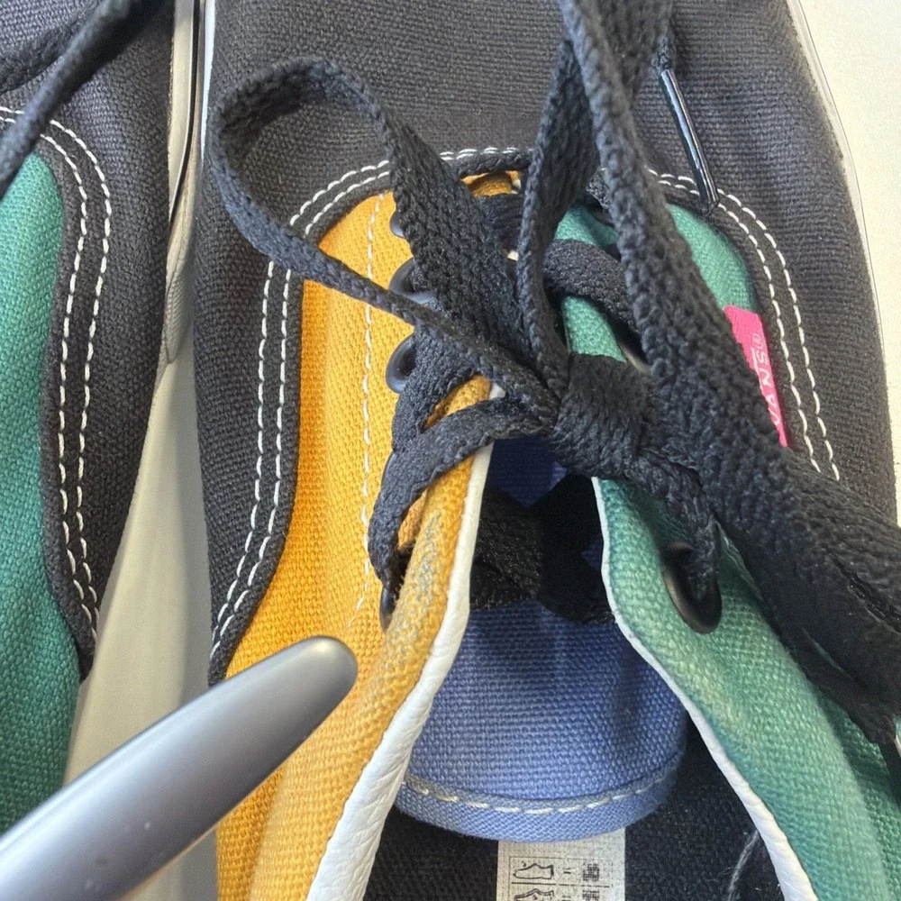 Vans Era Mix Match Cadminum Color Block Sneaker Low Top Retro Men 10 Women 11.5